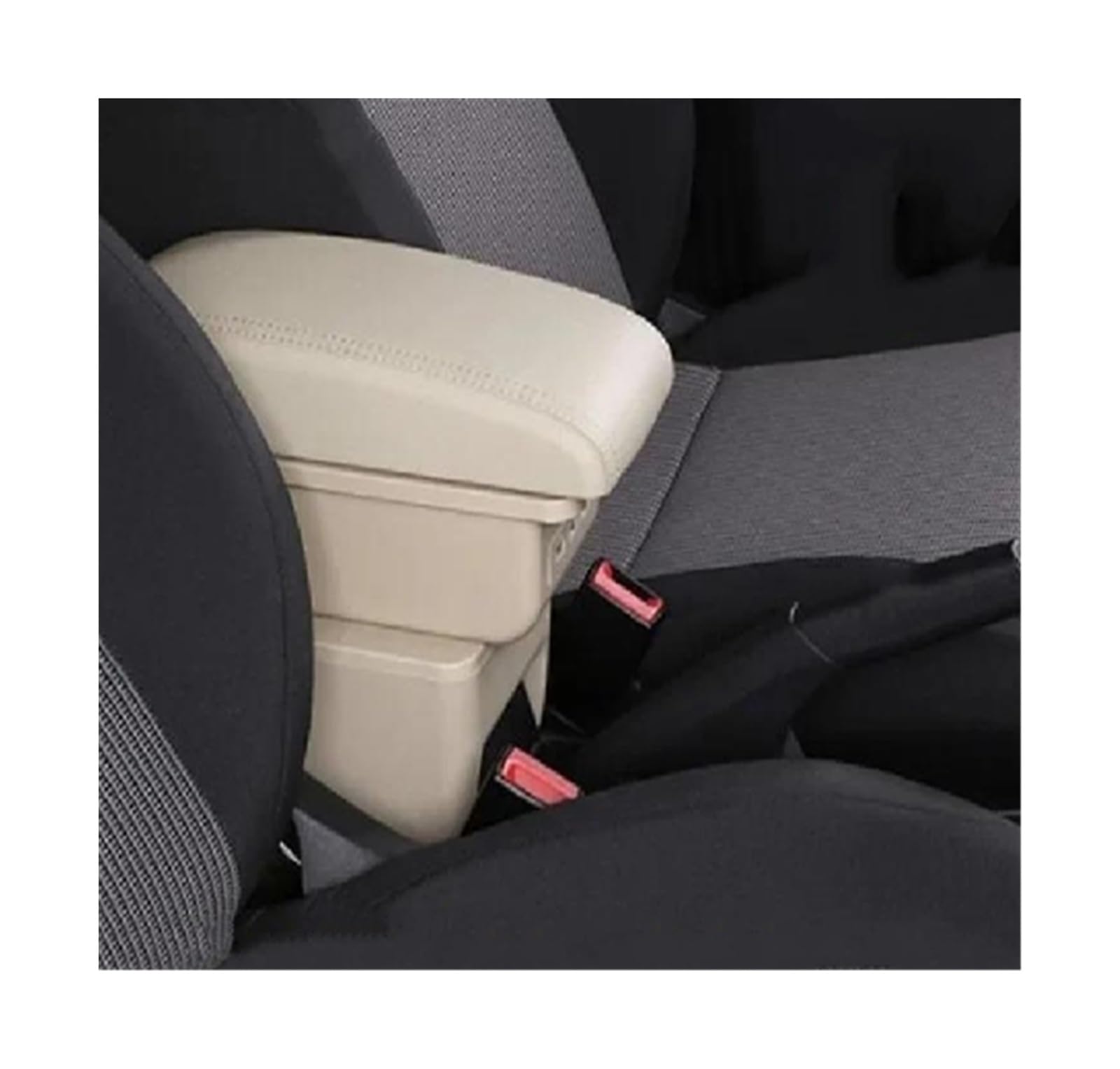 DYDGUTUFB For Kia For Picanto Car Armrest Box Center Console Central Storage Box Interior Accessories (B style Beige 3USB)