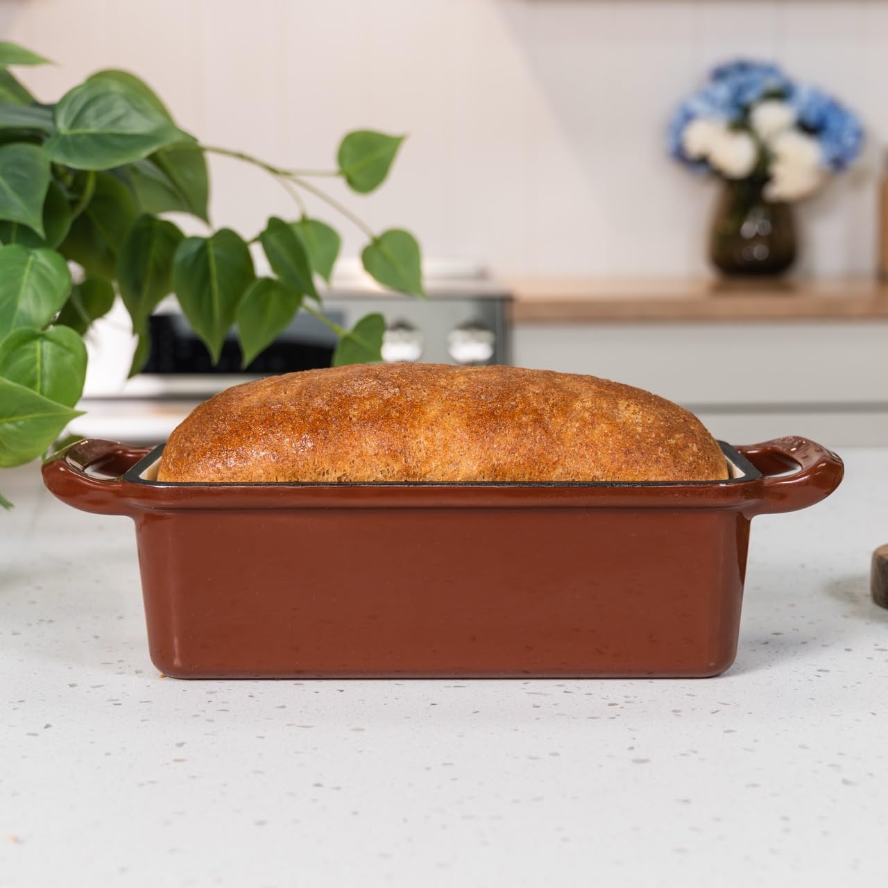 Nutrimill Enameled Cast Iron Bread Pan