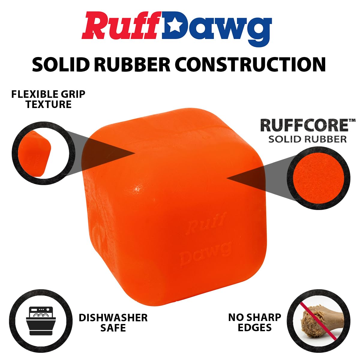 Ruff Dawg Ruff-Core Fetch Toy - Durable Chew Toy for Dogs -4