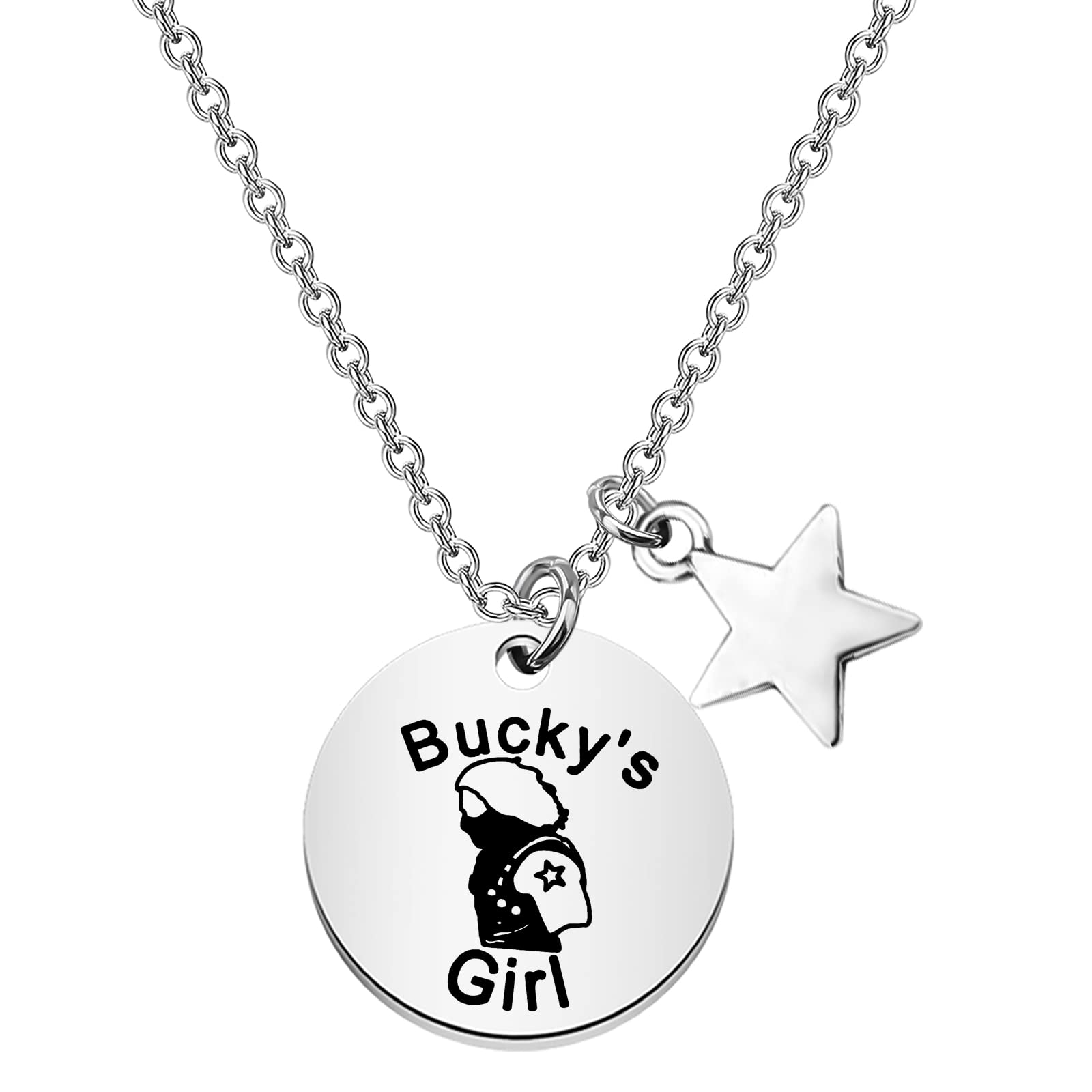 TIIMGBucky's Super Hero Necklace Fan Gift for Movie Fandom Lover