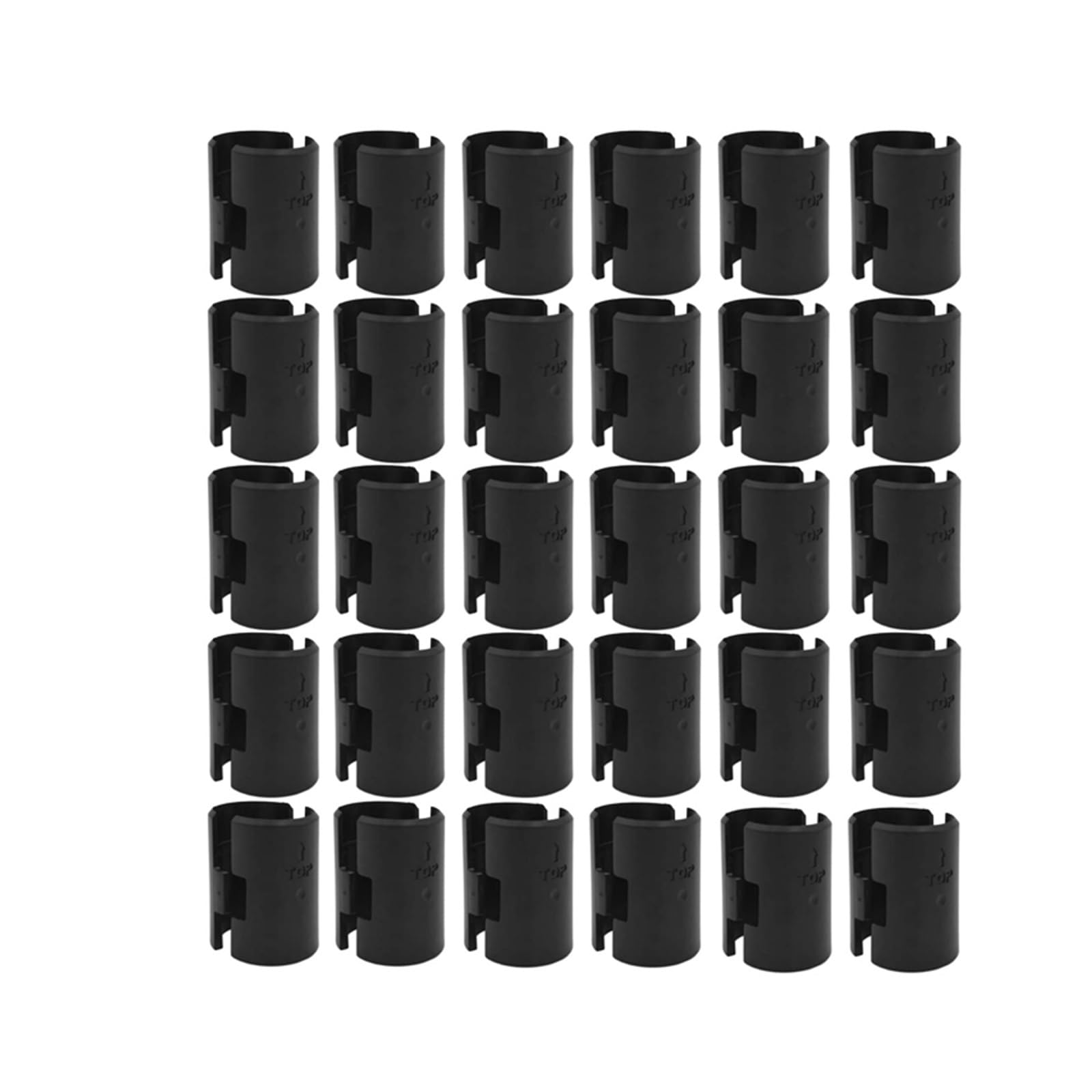 Wire Shelf Clips 50Pcs Wire Shelf Clips Shelving Lock for 1 Inch Post- Sleeves Replacements for Shelf Plastic Bracket Support Clips