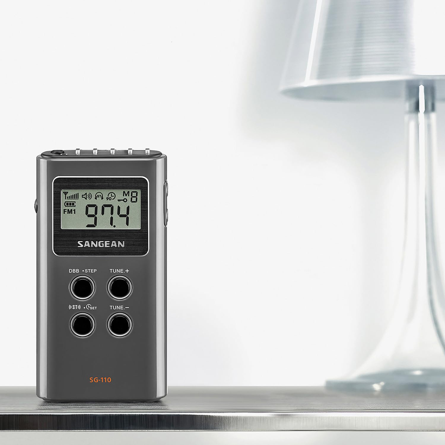 Sangean SG-110 SG-110 Radio Digital portátil FM-Stereo/Am de Bolsillo