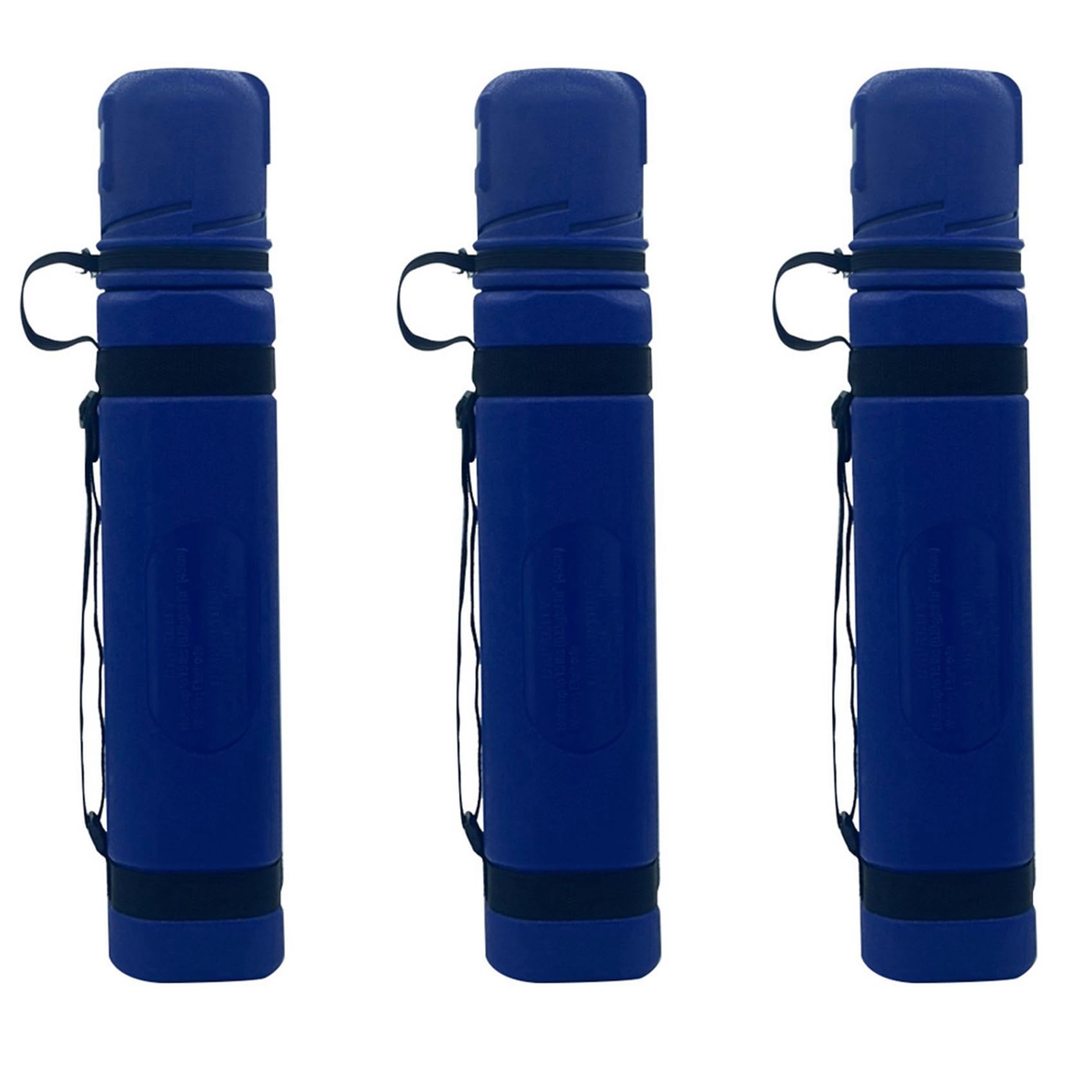Aundhegrtt 3X Blue 14.3LB Guard Welding Weld Electrode Rod Storage Tube Container Hold Cannister with Straps