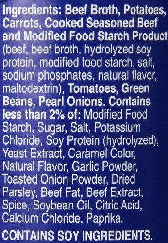 Image of Progresso Beef Pot Roast with Country Vegetables Soup, Rich and Hearty Canned Soup, Gluten Free, 18.5 oz | Tender pot roast chunks, Savory vegetables & beef broth, 110 calories per serving, No artificial flavors