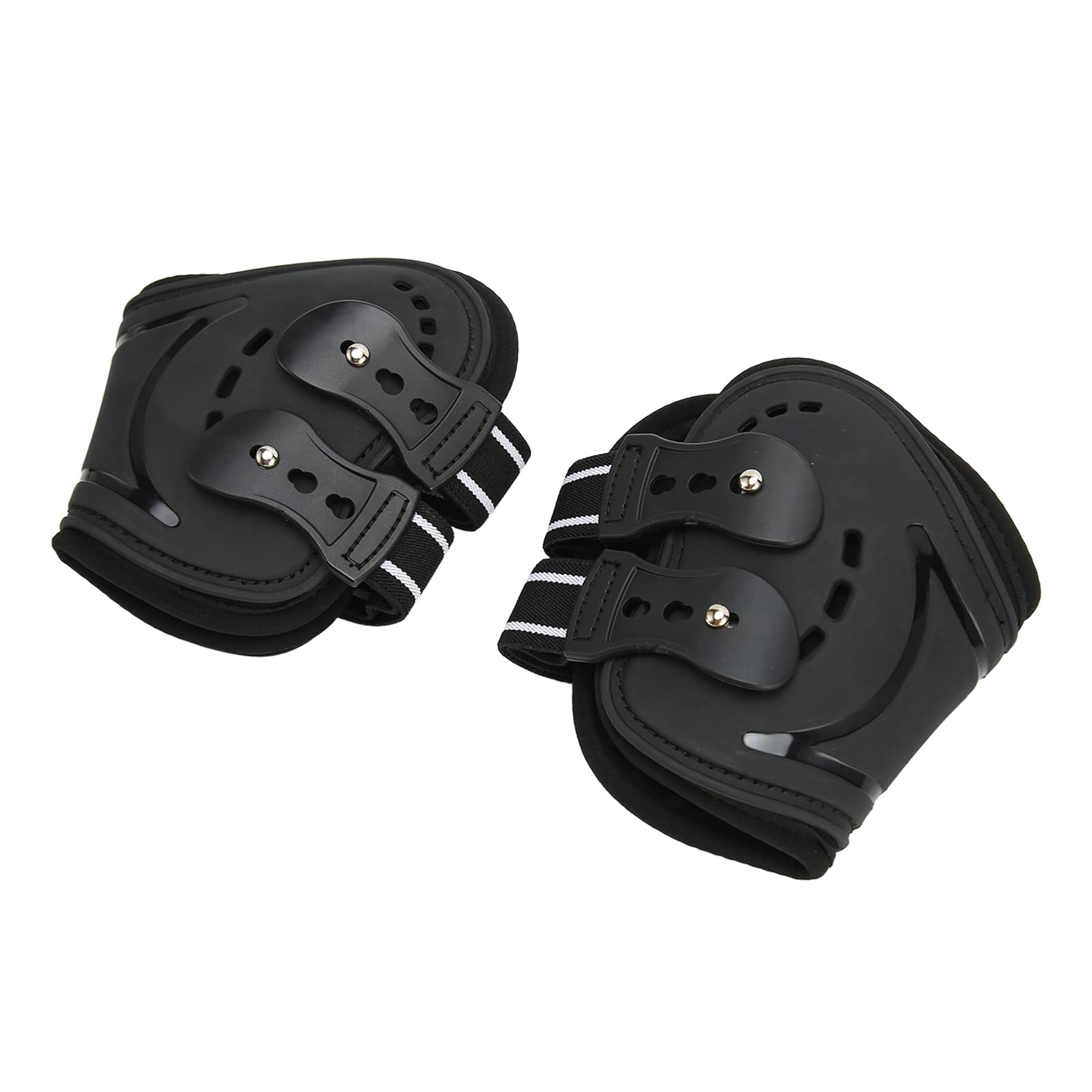 Shanrya Botas Protectoras para Patas Traseras de Caballo, Transpirables y Ligeras, Ajustables para Correr y Entrenar (Grande)