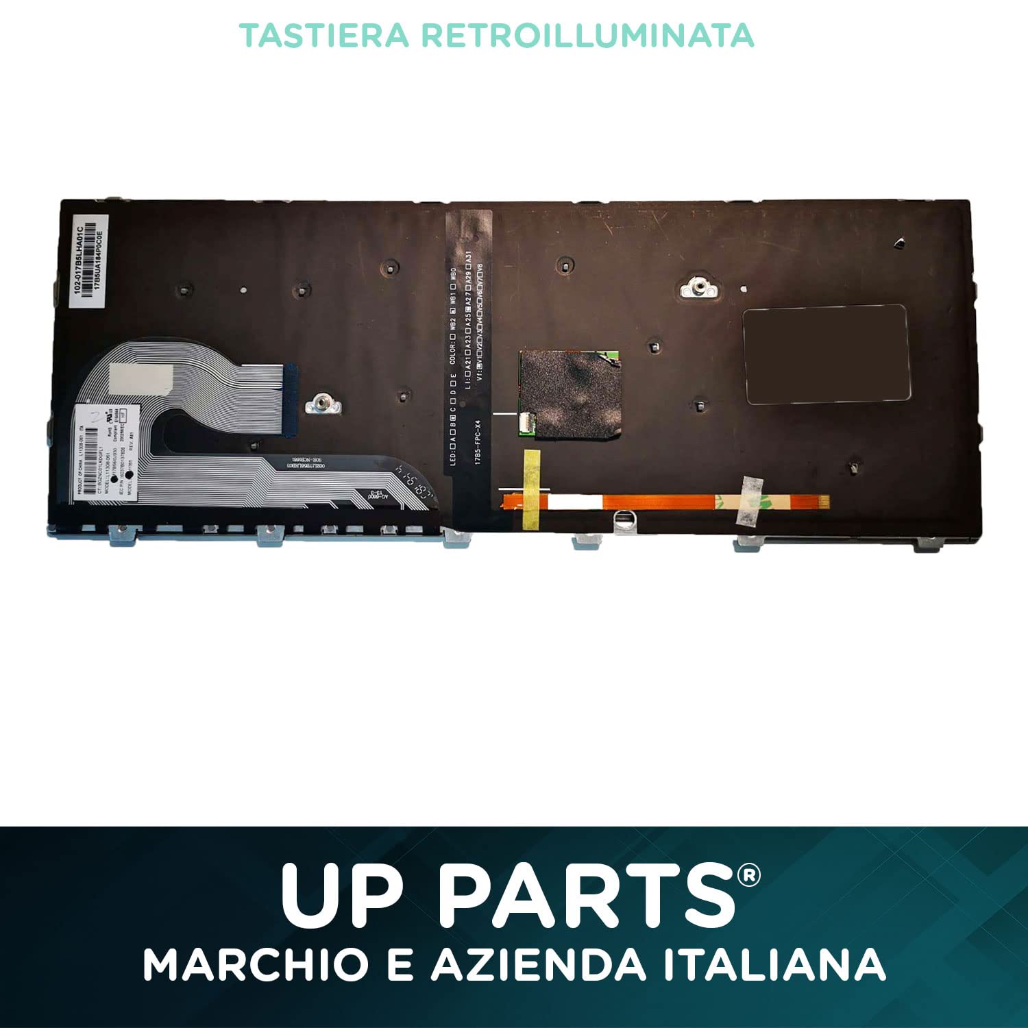 Tastiera Italiana per Notebook HP EliteBook 745 G5 840 G5 846 G5 840 G6 con Track Point e Retroilluminazione