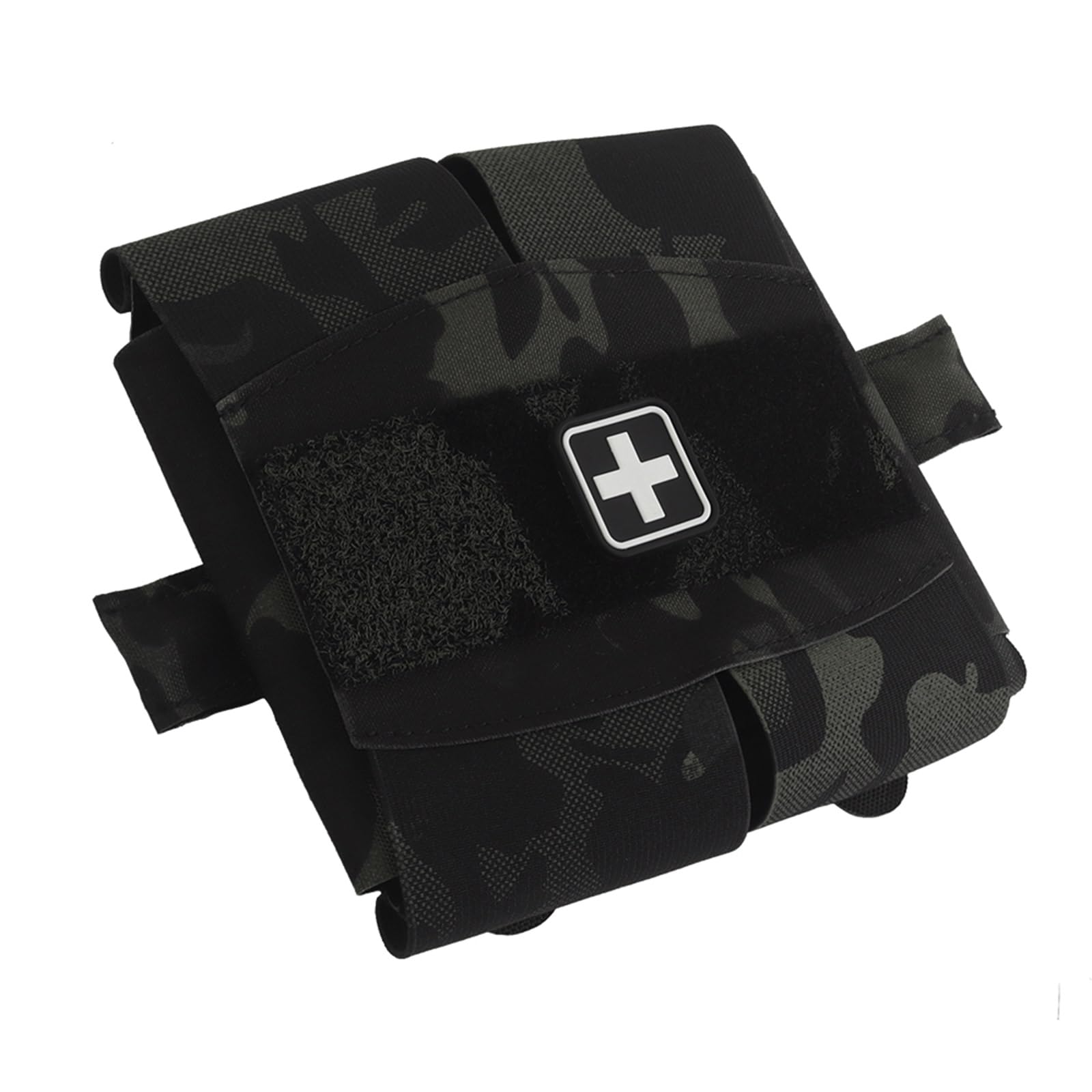 Trousse de Premiers Secours Grand Format, Kit Médical EDC, Pochette Tactique IFAK, pour Ceinture Molle, Sac Banane Équipement pour Airsoft Chasse et Randonnée.