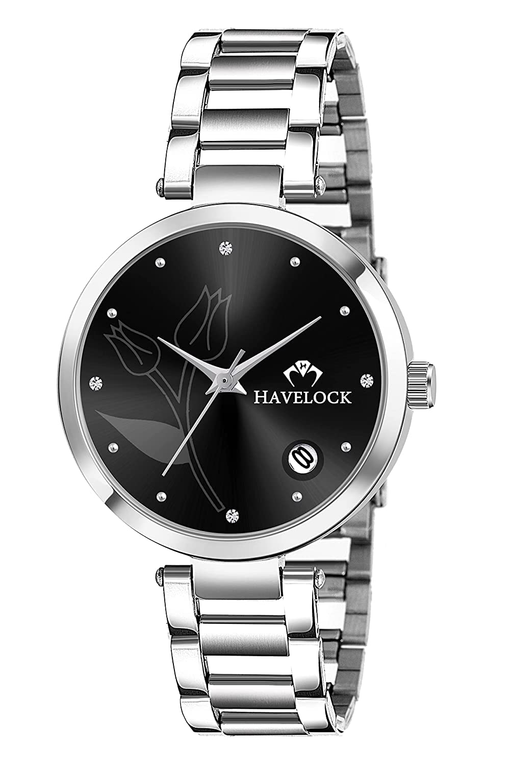 HAVELOCK Analogue Black Dial Date Womens Watch Girls (B09TXWSJ4Z) Amazon Price History, Amazon Price Tracker