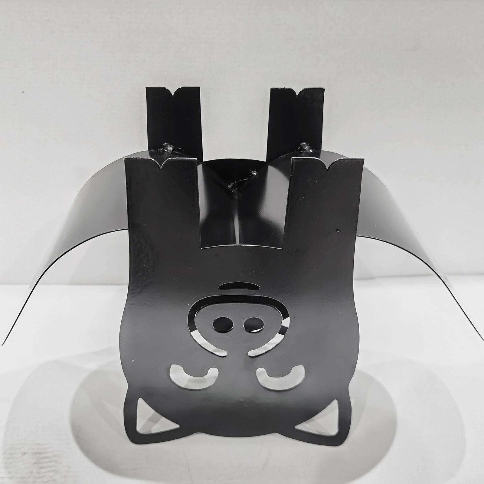 Toilet Tissue Holder Roll Paper Stand Shelf Free Standing/Wall Mount Pig-image-22