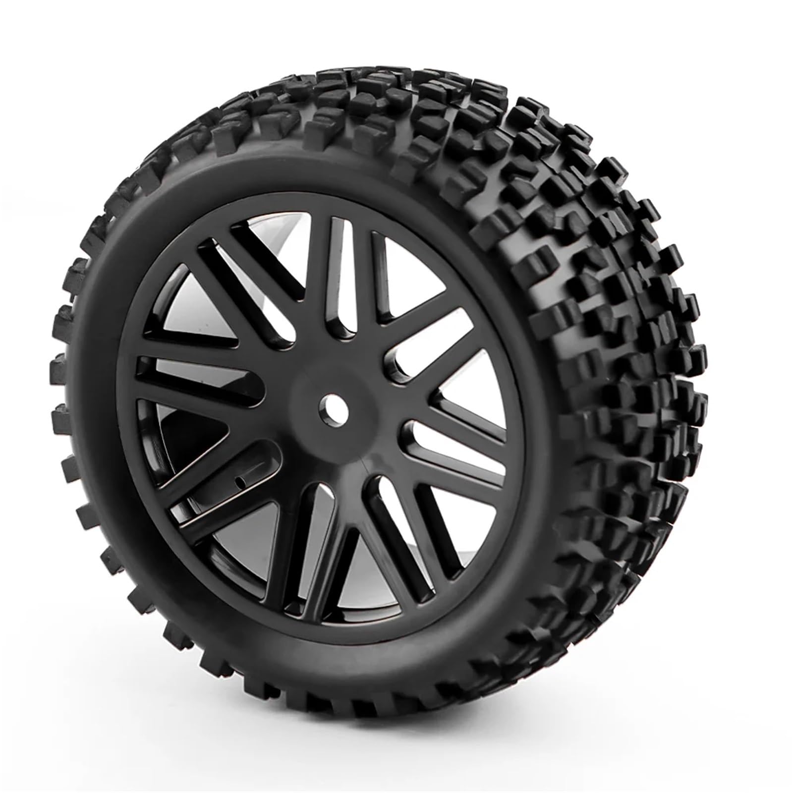 para 1/10 Llantas Hexagonales 12mm Neumáticos Goma OD 88mm con Esponja RC Todoterreno Coche Camión Monstruo Piezas Repuesto Accesorio Modelo Modificado Neumático