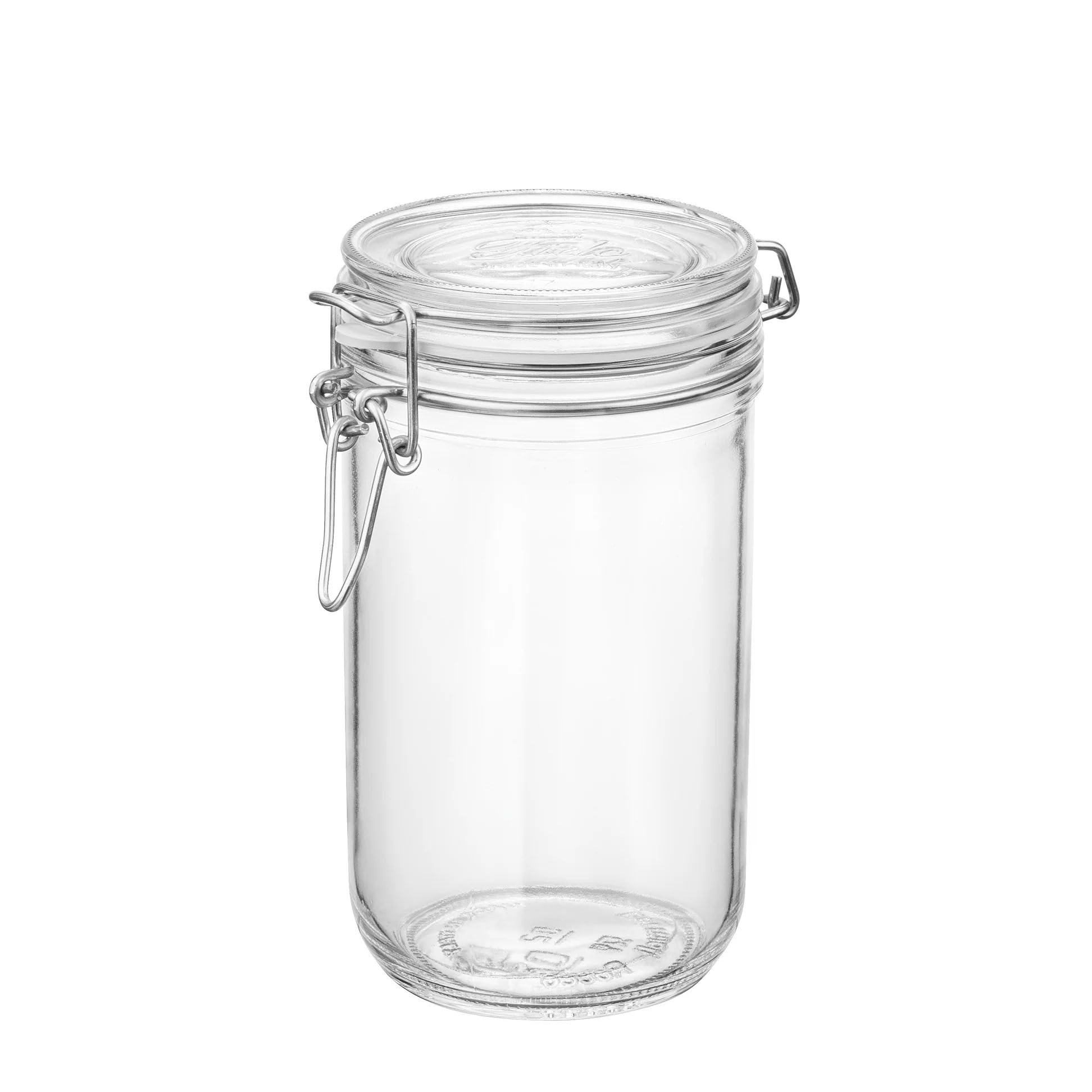 Bormioli Rocco 10FL30000205FL10 - Juego de tarros de cristal transparente