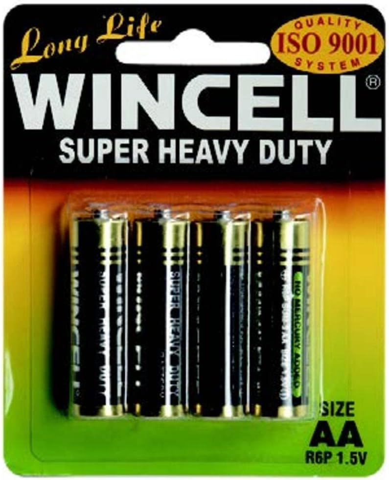 Winmax AA Super Heavy Duty Lantern Battery Pack of 4