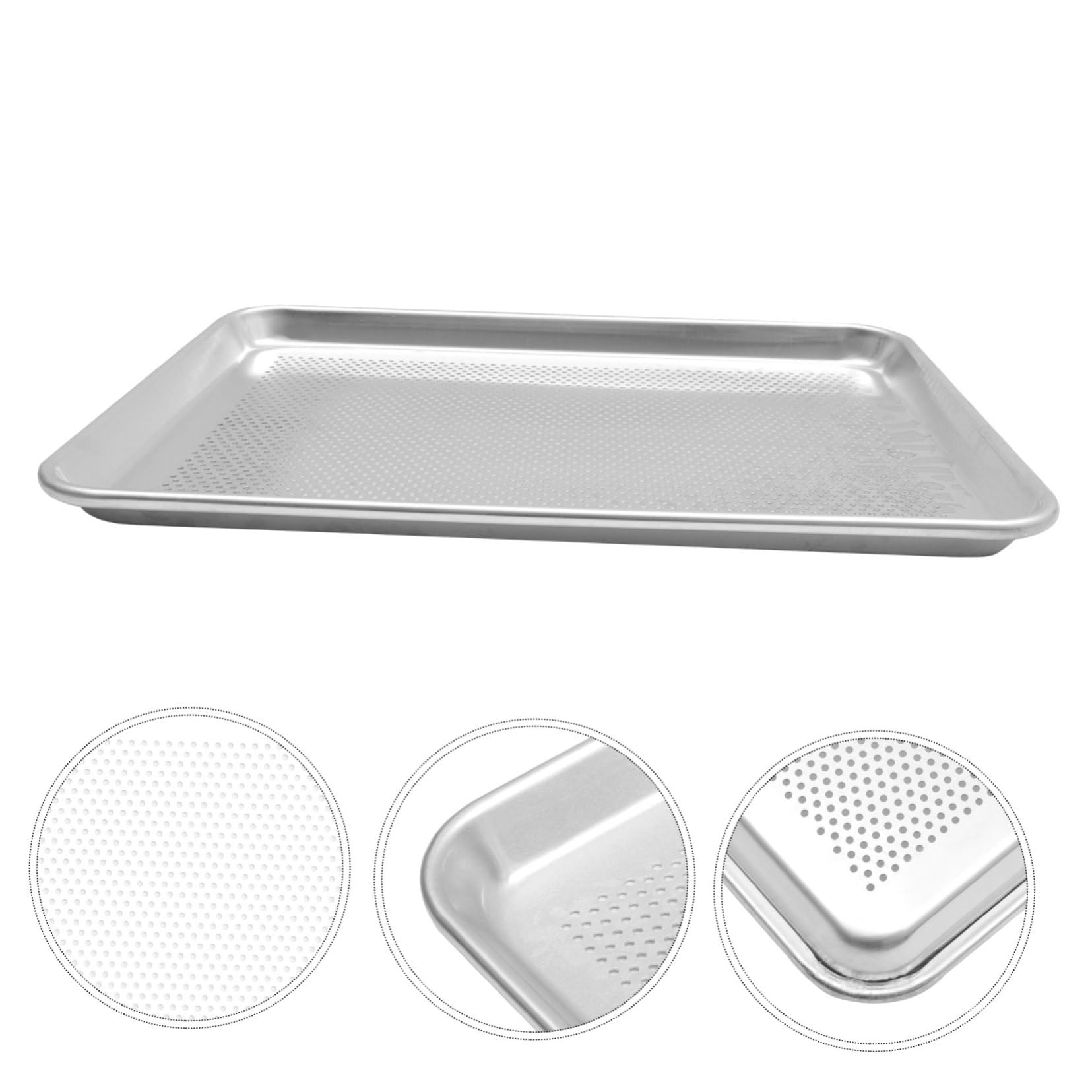 LABRIMP Plaque de Cuisson Rectangulaire Perforée, Plat à Four