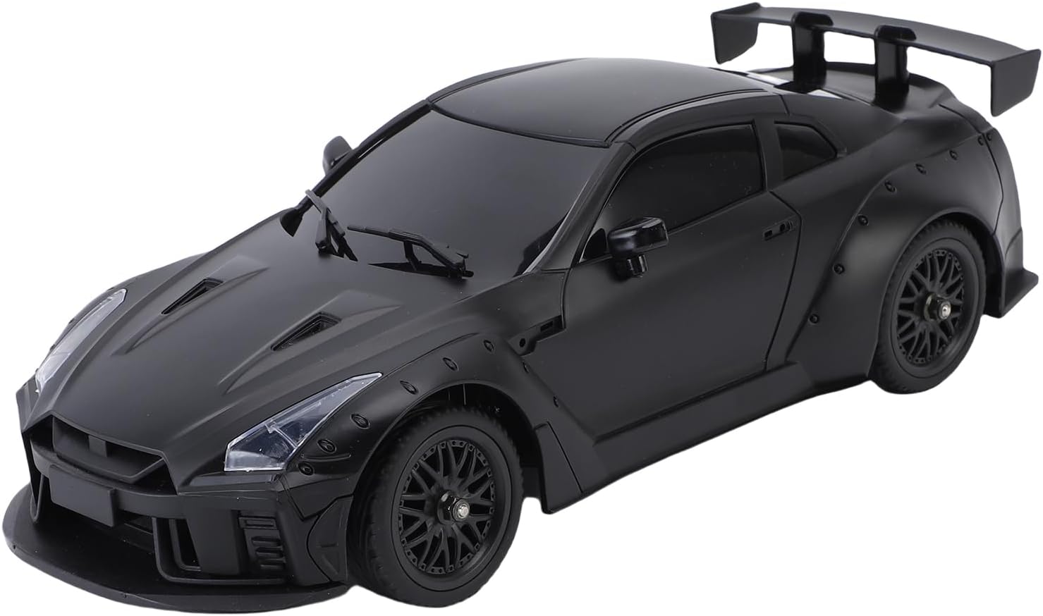 1:16 2.4G RC Drift Car with Gyro, LED Lights, Interchangeable Tires, Remote Control Car for Adults and Teens (2 Batteries)