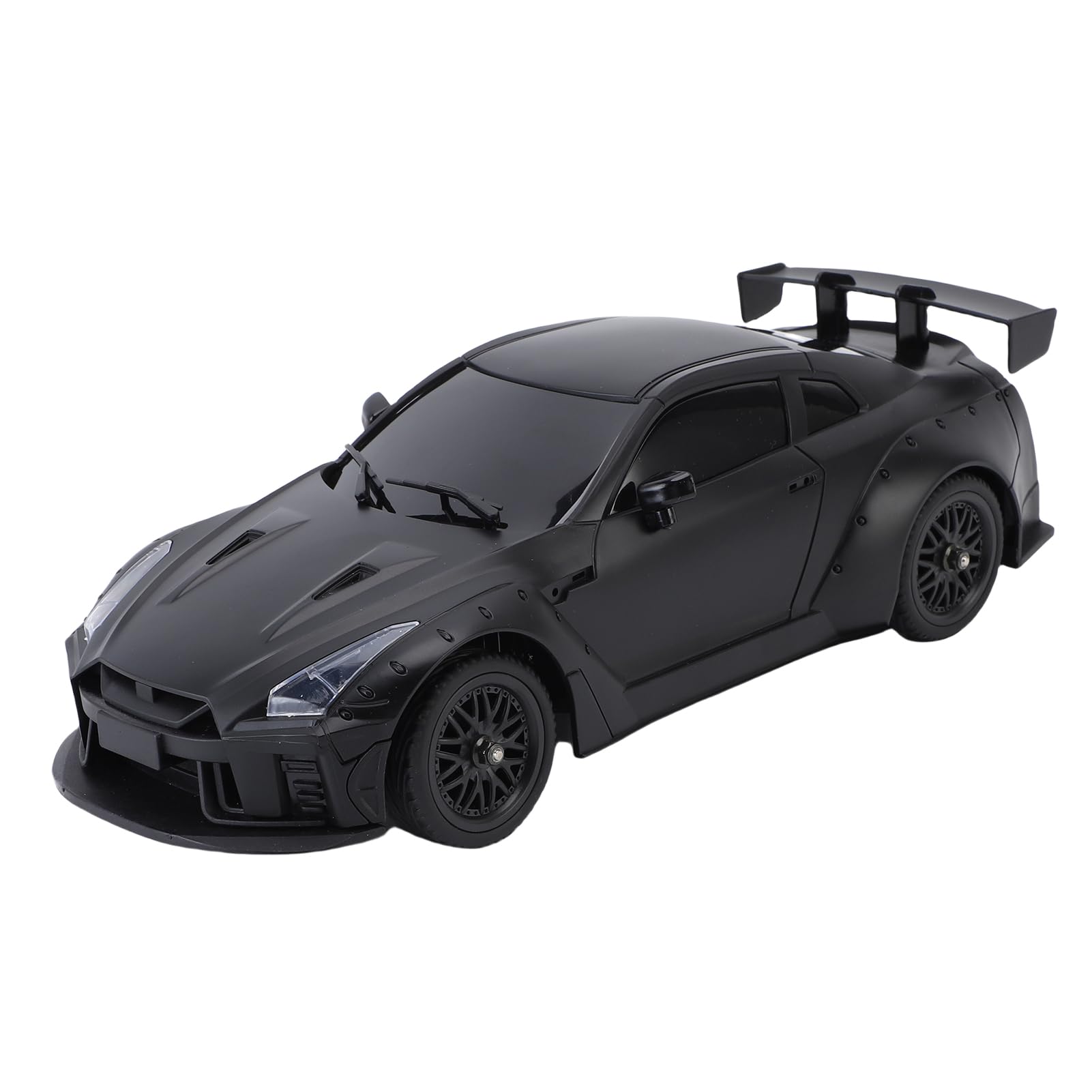 1:16 2.4G RC Drift Car with Gyro, LED Lights, Interchangeable Tires, Remote Control Car for Adults and Teens (2 Batteries)