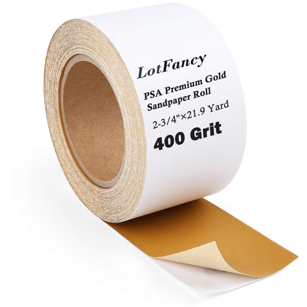 Papier abrasif auto-adhésif PSA LotFancy grain 400 élimine les défauts de carrosserie
