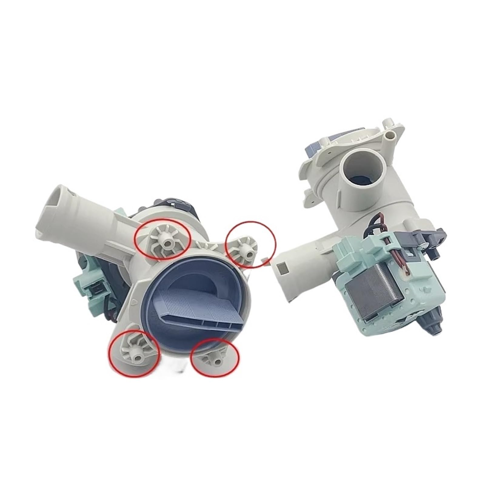 Lwuybczalr B(White) Drain Pump Motor,Compatible For Siemens，Compatible For Bosch