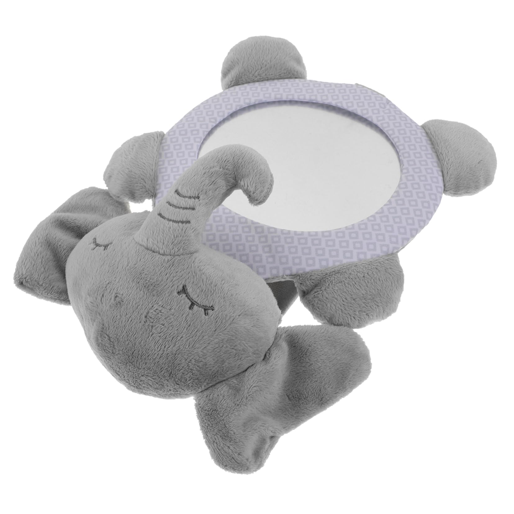 ERINGOGO Unique Mirror for Elephant Animal Design Rearview Mirror Toy Tummy Time Easy Install Accessory Random
