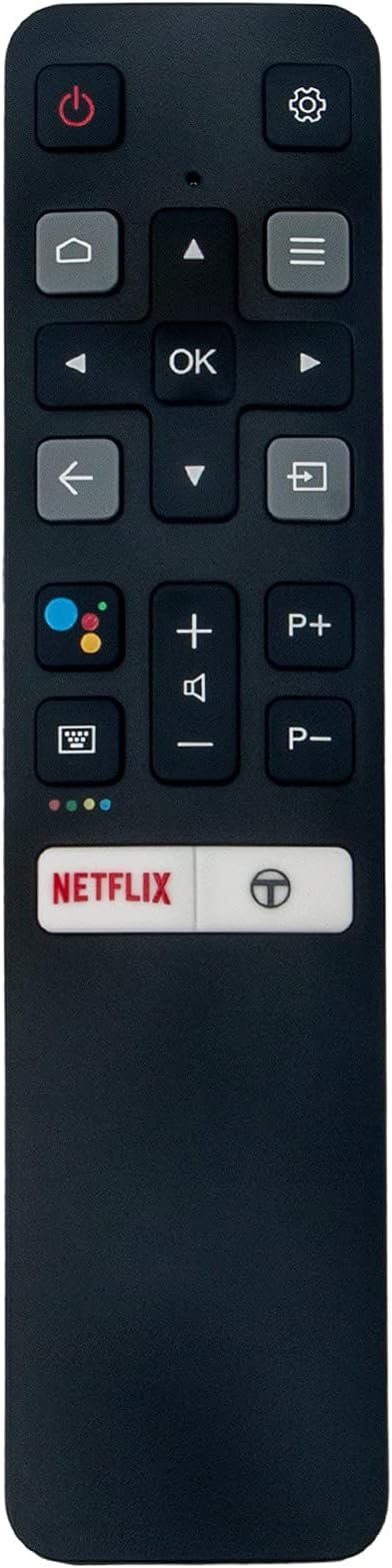 Replacement MRC802V Voice Command Remote fit for TCL Smart LED TV 40S6500 49S6500 32S6800 32S6510S 49S6510FS 40S6800 55C8 40S6510FS 43S6510FS 43P65US 43P717 49S6500FS 49S6800 50T8S 50P65US 50C716