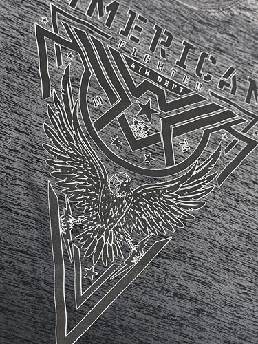 American Fighter Premium Boys T-Shirt, Black, Graphic Shield Design4