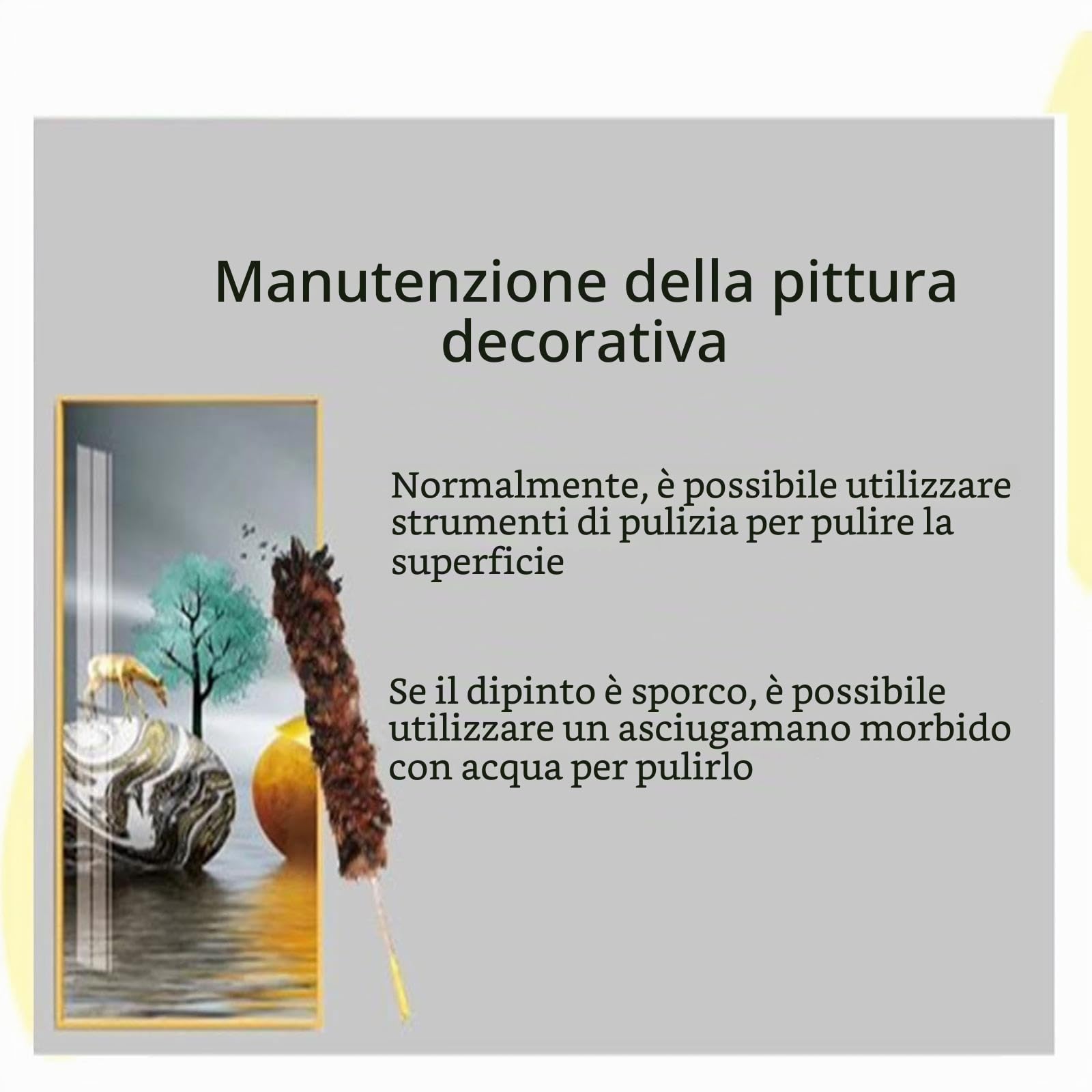 Quadro Elettrico Decorativo con Cornice Nera, Rivestimento Artistico a Parete per Contatore, Adatto a Soggiorno, Camera da Letto e Sala da Pranzo