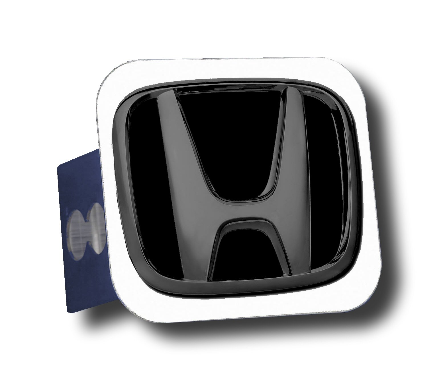Au-TOMOTIVE GOLD Pearl Logo Trailer Hitch Plug Honda Honda (Black)
