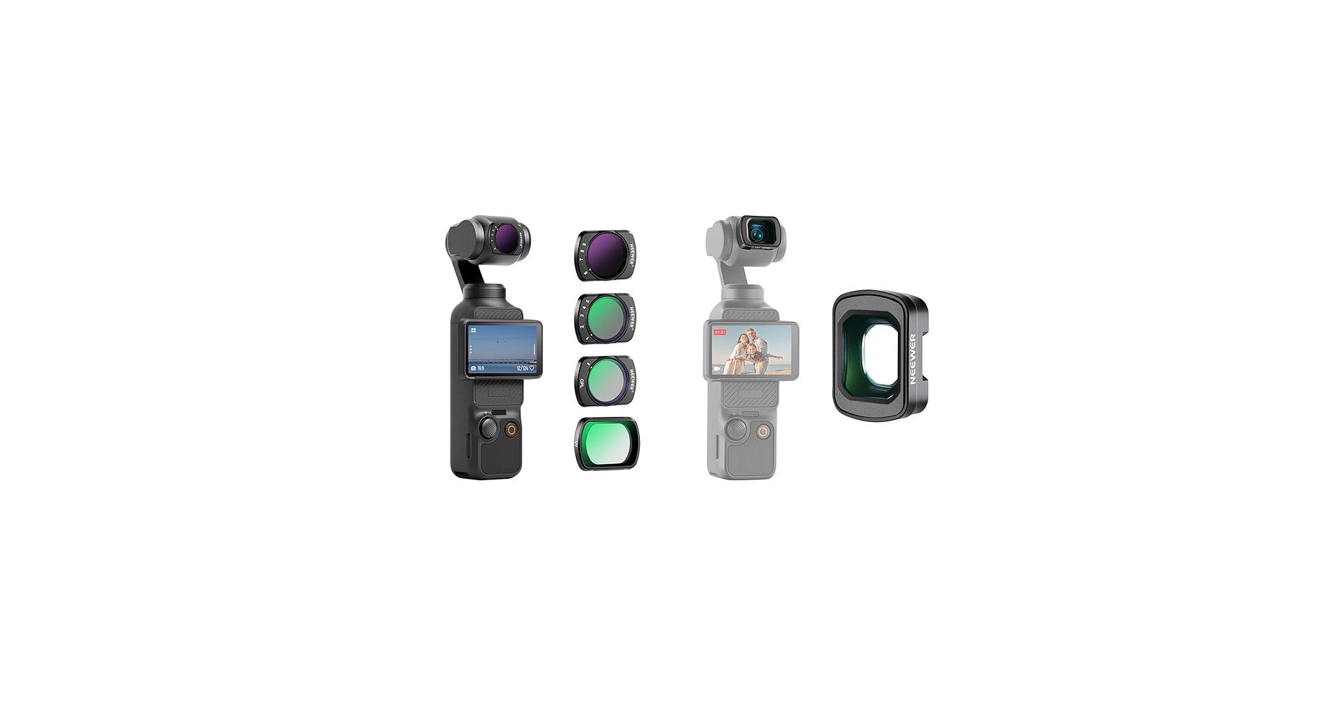 DJI Pocket 2   NDフィルター Amazon | DJI Pocket 2/OSMO POCKET 専用 ND/PLレンズフィルター