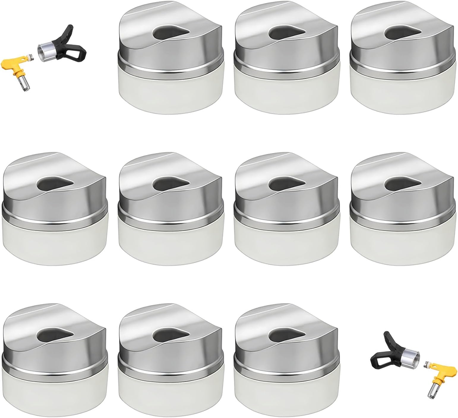 10 Pack Seal Tip Gaskets for Graco RAC X/XV Seal Airless Paint Sprayer, Replace 246453 Seal Tip Gasket