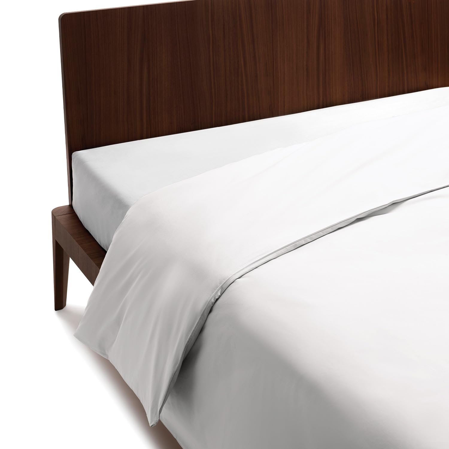 GUZZINI Classic - Copripiumino Matrimoniale Cotone 255x200 100% Percalle Certificato OekoTex Fresco e Traspirante, Sacco Copri Piumino con Patelle da 40 cm per Biancheria da Letto Morbida Resistente