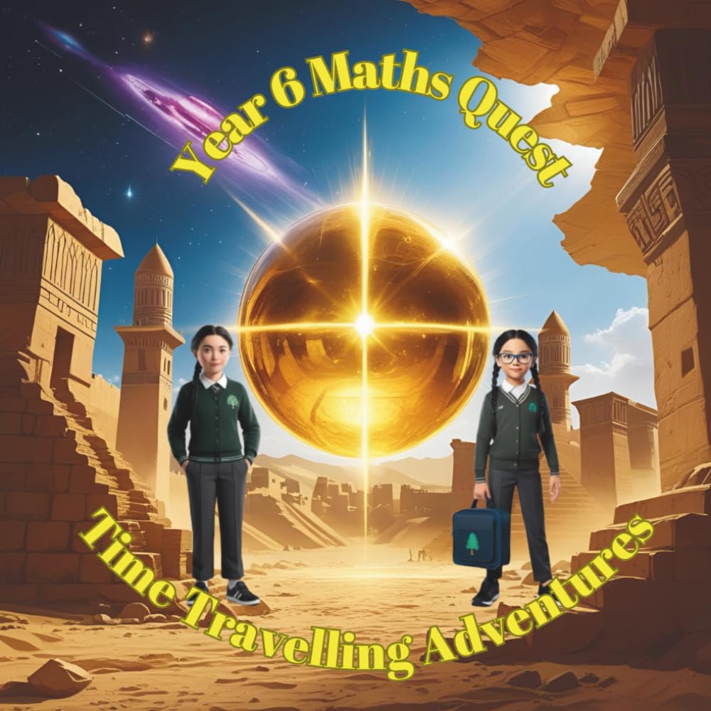 Year 6 Maths Quest: Time Travelling Adventures: A Fun Activity Book Learning Key Maths Topics For SATs - Learn About Ancient Civilisations While ... Challenges (Maths Quest: Adventure Academy)