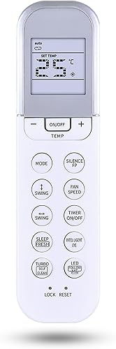 Mando a distancia de repuesto para aire acondicionado Midea AC RG36BBGE RG36FBGEF RG36ABGEF-AR3 RG36BBGCE RG36ABGER RG35BBGCE RG35CBGE RG36BBGE