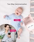 EZVIZ Battery Wireless Baby Monitor Indoor Security Camera, Crying Detection, Auto-Play Soothing Music, Baby Activity Detection, Two Way Audio, Strict Data & Privacy Protection, BM1 Rabbit
