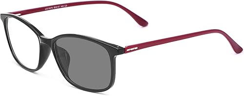 MIRYEA Gafas de sol fotocrómicas antideslumbrantes fotocromáticas con bloqueo de luz azul para computadora