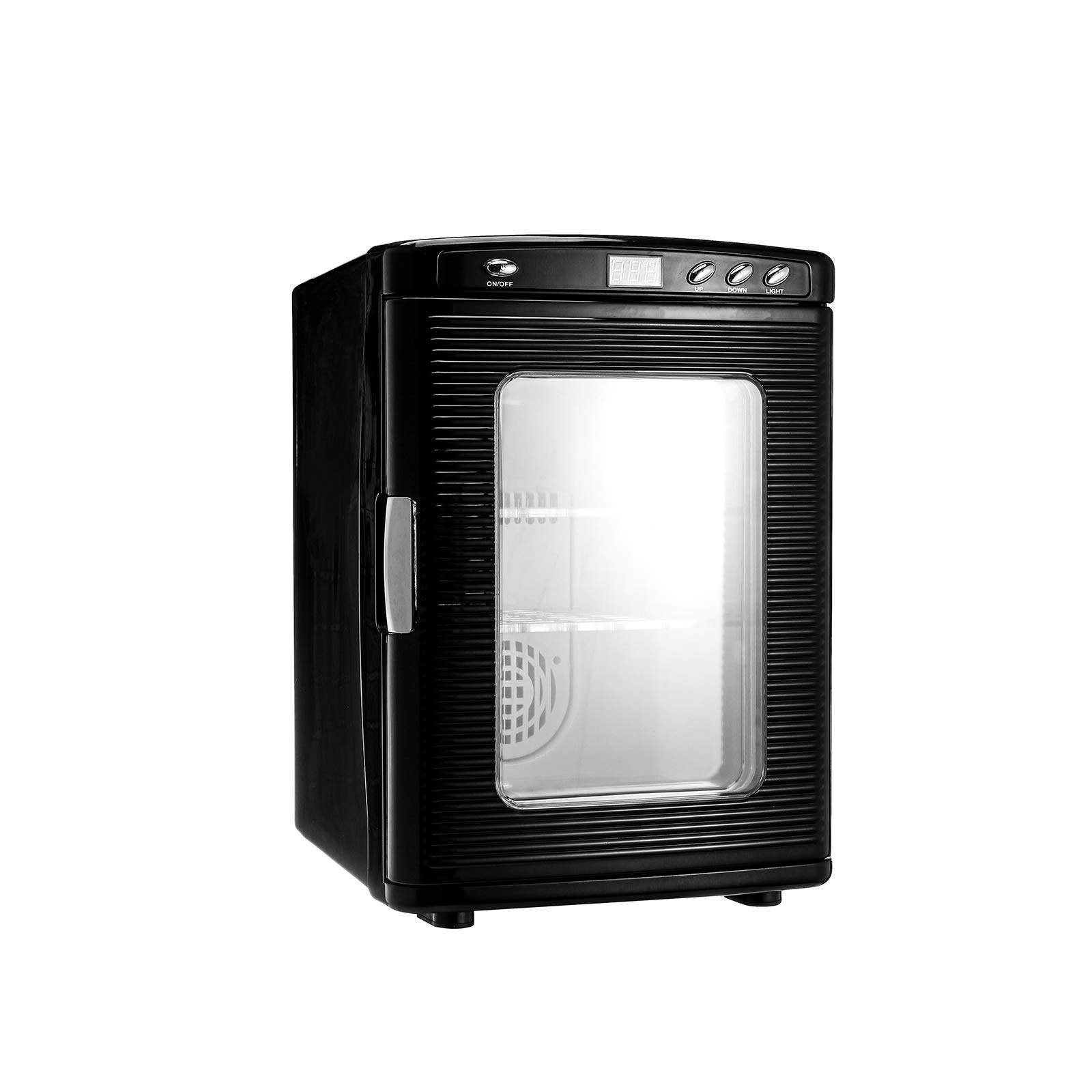 Incubadora de huevos de reptil Incubadora de huevos de reptil negro 5-60 ° C Incubadora científica Hatcher Calefacción Pantalla LED para pequeños reptiles