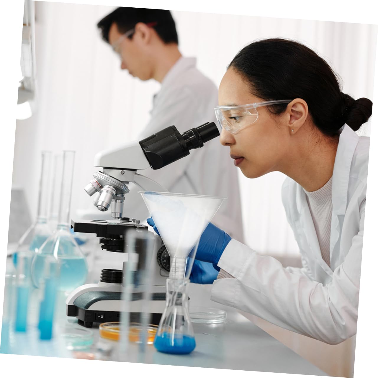 HOLIDYOYO Experimental Funnel Set of 6 Small Funnel for Liquid Transfer Labware and Art Projects