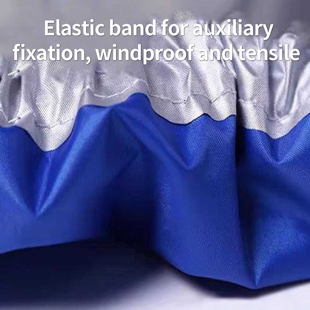 Cubierta de aire acondicionado 100 x 80 x 41 cm, resistente a la intemperie, protección UV, para unidad exterior