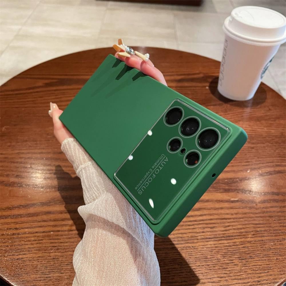 Housse silicone liquide de luxe Samsung S22 étui vert premium - 8