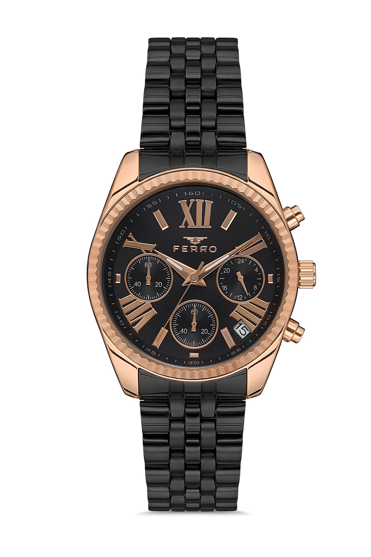 See full amazon price history chart for Ferro Spezia Analog Black Dial Womens Watch-FM21172A-R Ferro Spezia Analog Black Dial Womens Watch-FM21172A-R (B09RPLWBXJ) Amazon Price History, Amazon Price Tracker