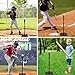 Goplus Baseball Tees for Hitting, Adjustable Batting Tee Heavy Duty Softball Travel Portable Tee Tripod Stand Rubber Tee for Batting Training Practice (25