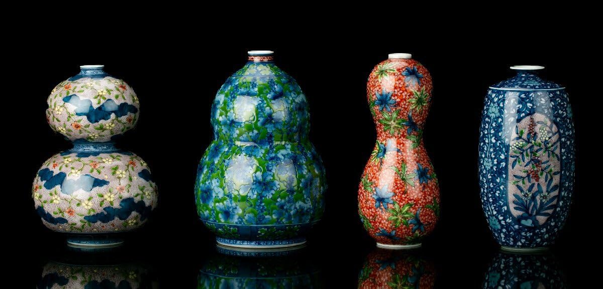 Amazon.co.jp: MG匠人気作家！『葉山有樹』秀逸作 花瓶 四種「日本の