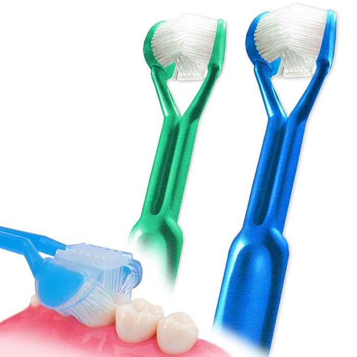 Buy 2PK DenTrust Periocare 3SIDED Toothbrush Clinically Proven