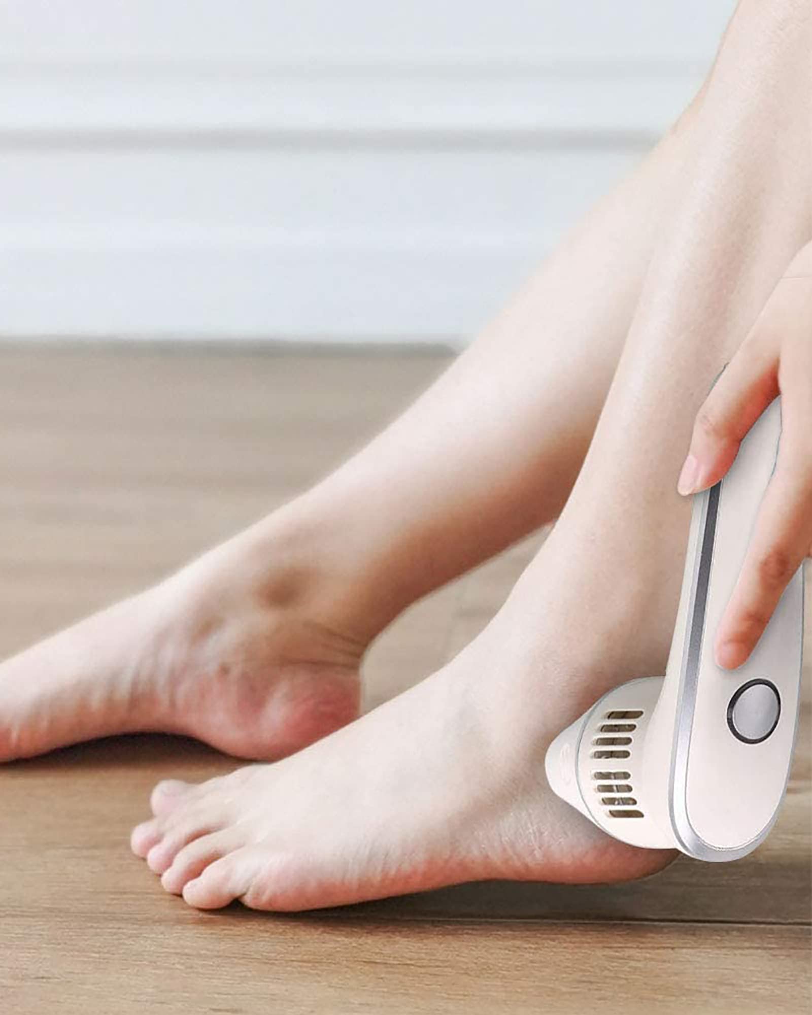 Elektryczna szlifierka do stóp Pilnik do stóp Narzędzie do usuwania kalusów Profesjonalne narzędzia do pedicure z 3 rolkami i 2 prędkościami