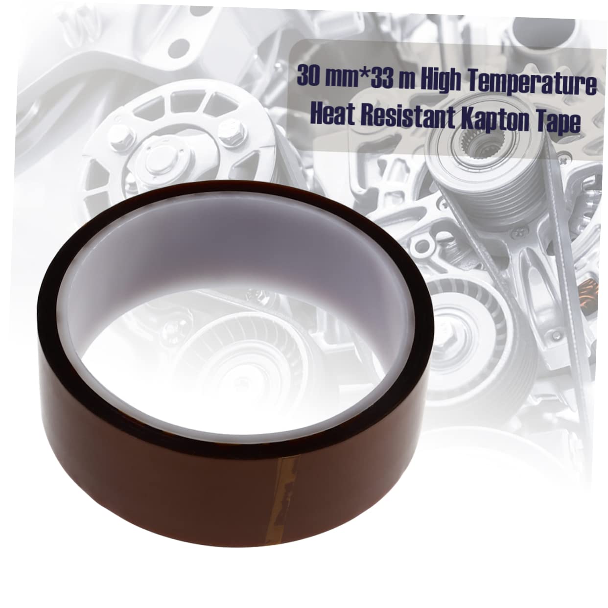 10pcs Heat Resistant Polyimide Tape Tawny Adhesive Film for Electronics PCB Protection Soldering High Temperature Insulation up