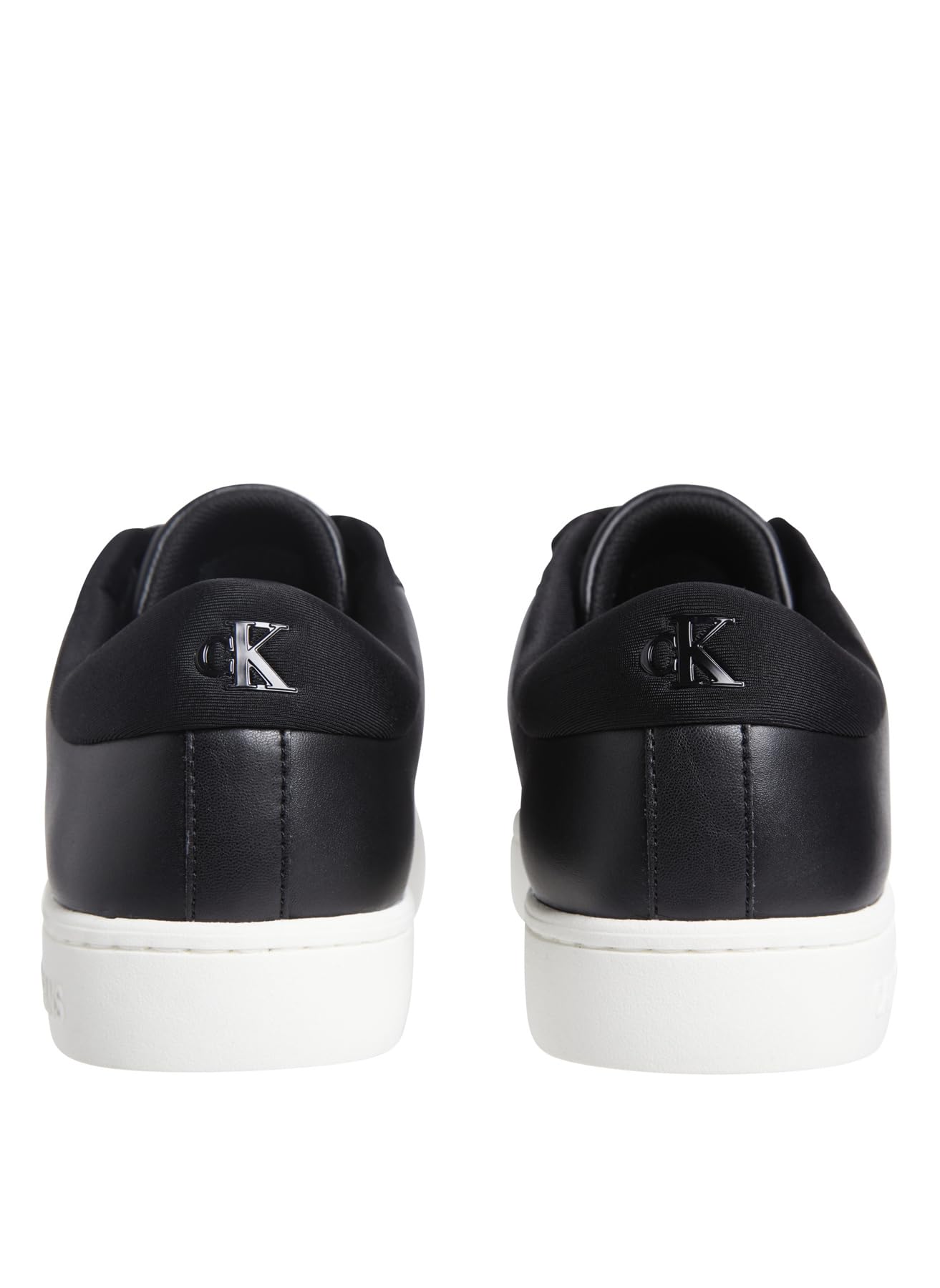 Calvin Klein Classic Cupsole Low Ml Lth Ym0Ym00864, Sneaker, Uomo, Nero (Black/Bright White), 43 EU