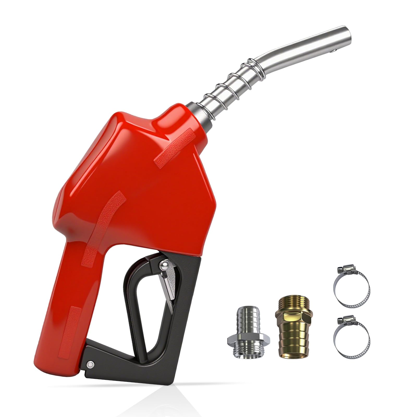 Pistola de Combustible Diesel Automática on Cierre Automático y Conectores de 1 Pulgada y 3/4 Pulgada para Diésel, Gasolina y Queroseno