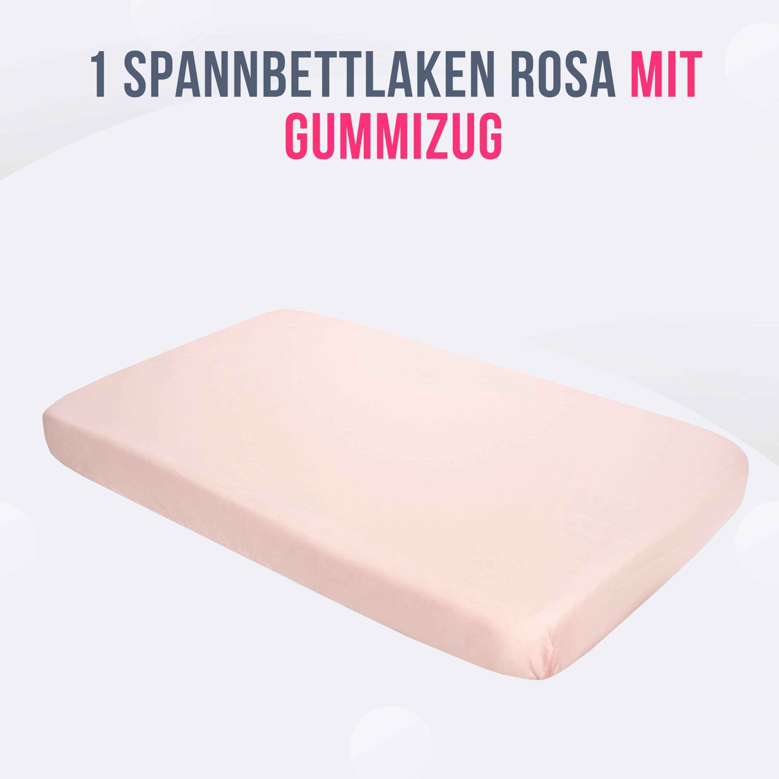 GOYSILA Spannbettlaken 2er Set und 1 Wasserdichter Matratzenschoner 83x50 cm aus 100% Baumwolle Oeko-Tex Zertifiziert für Beistellbett Kompatibel mit Chicco Next2Me Kinderkraft UNO Wiege Matratze