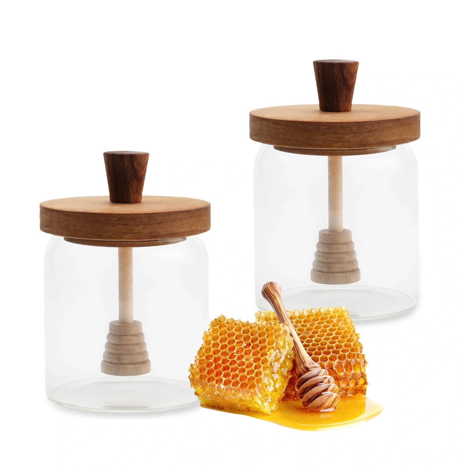 Honey Jars Clipart Transparent Hd, Cartoon Honey Clipart Simple Jar - View #2