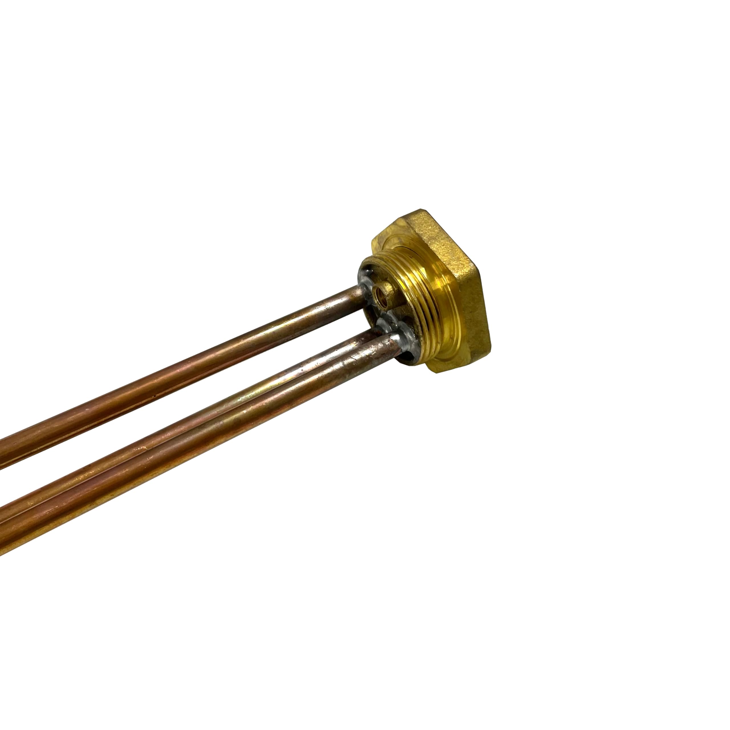 Resistenza Termica Con Guaina in Rame, Filettatura 1 1/4, 2000W 220V | Per Riscaldatore, Accumulatore e Caldaia Ad Acqua | Per Thermos