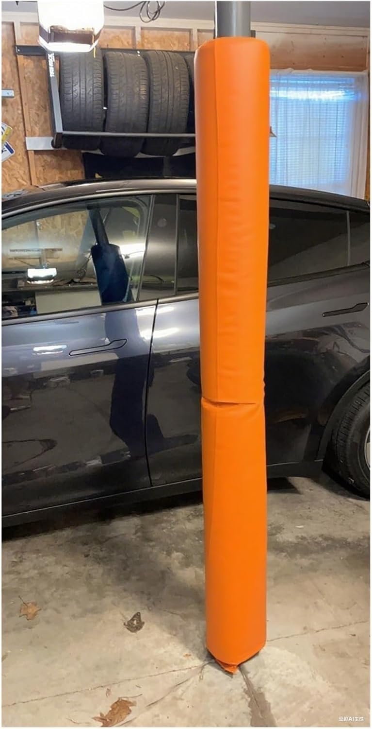 Pillar Protector Padding for Safety, 5ft Tall, Wrap Around Post Pads for Metal, Wood, Concrete, and Fence Columns - Ideal for Garage and Basement Use
