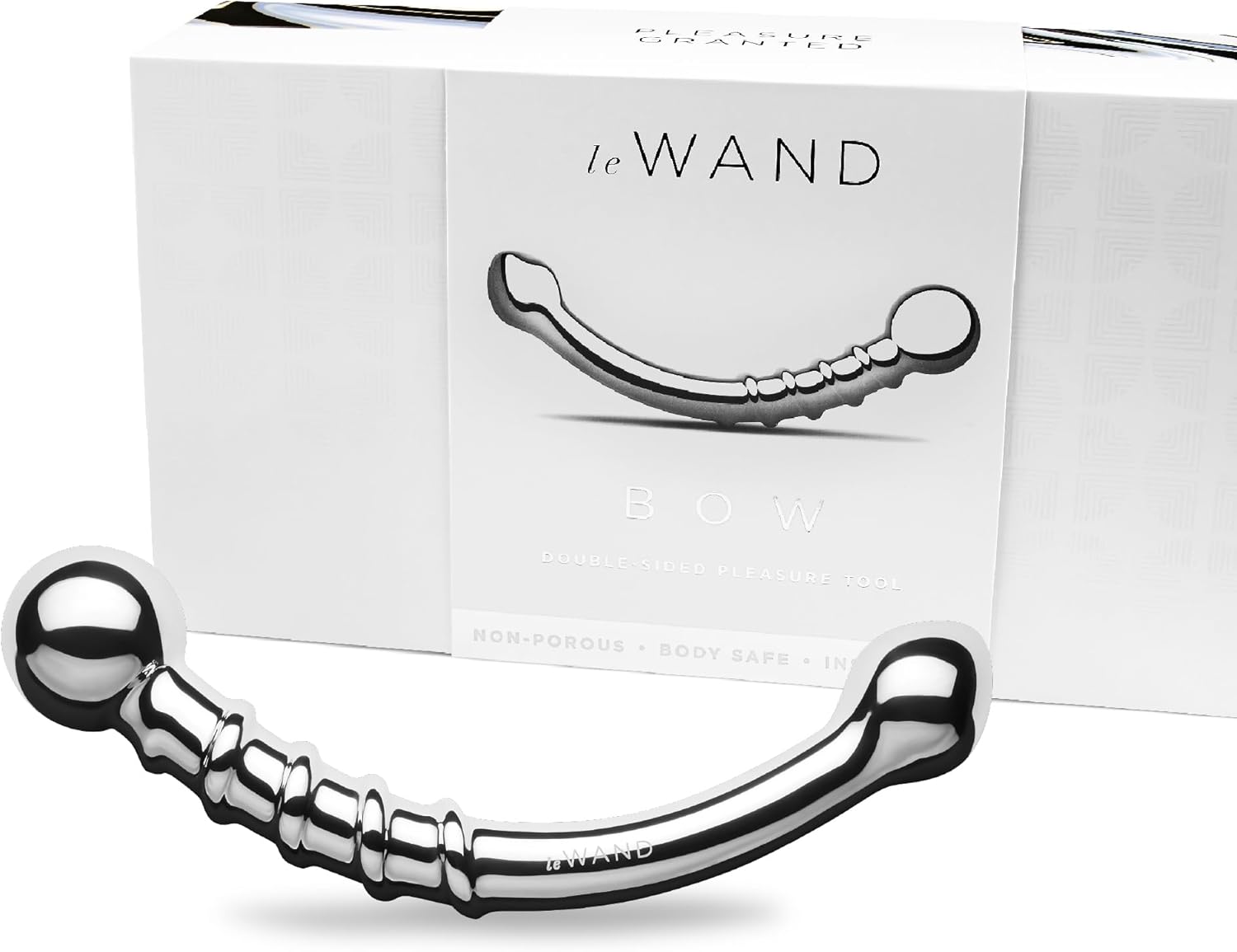 Le Wand Bow Stainless Steel G-Spot Massager - Adult Sex Toys, Sexual Pleasure Tools for Women
